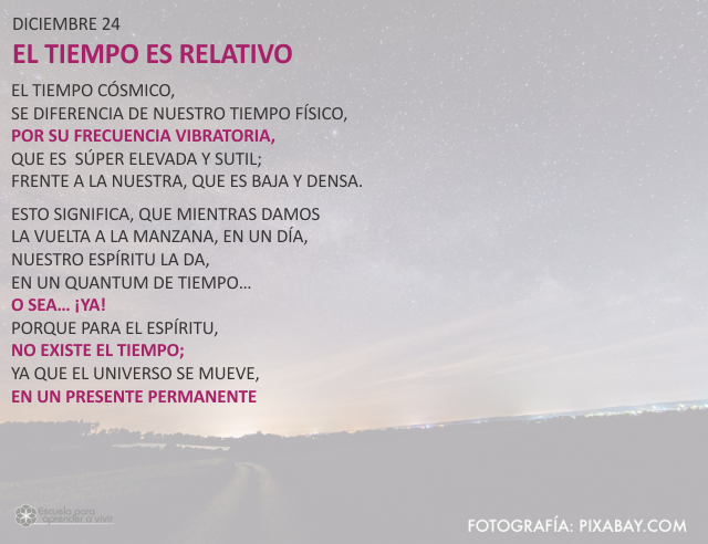 El tiempo es relativo